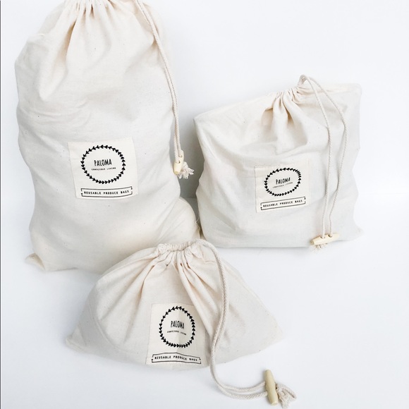 COPY - Reusable produce bags (6) made of organic … - Picture 7 of 10